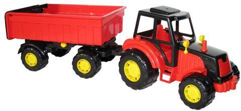Wader Transporto priemonė Majster Tractor su priekaba