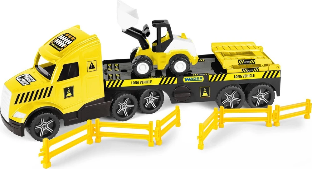 WADER 36431 Magic Truck Technic vilkikas su buldozeriu