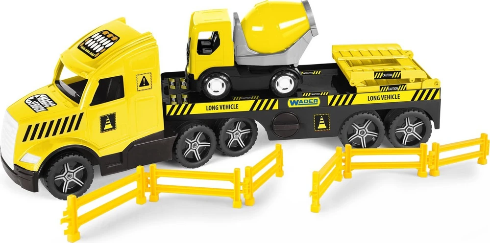 WADER 36461 Magic Truck Technic vilkikas su betono maišykle