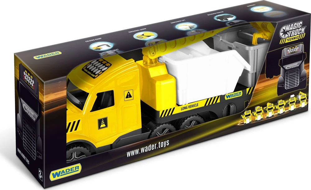 WADER 36471 Magic Truck Technik konteinerių vilkikas