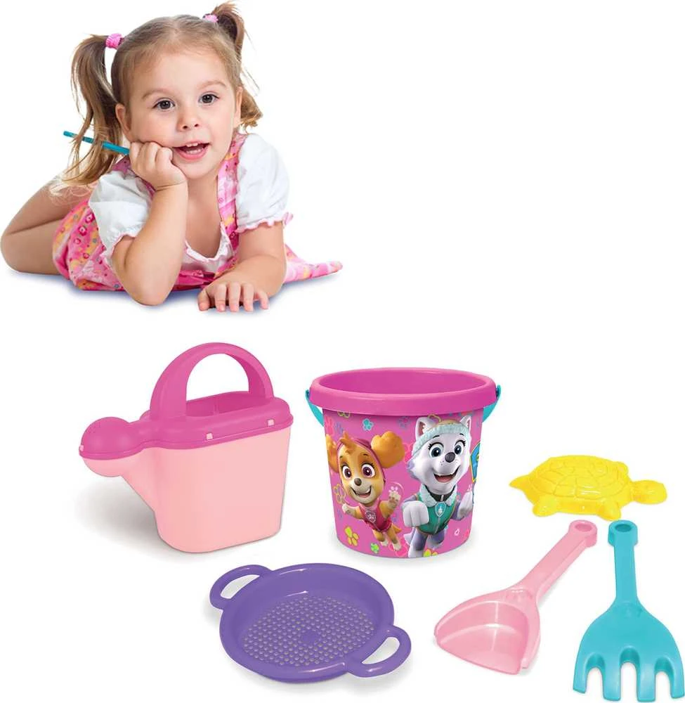 Wader WADER 81553 PAW PATROL SAND RINKINYS 6 vnt. ROŽINĖ