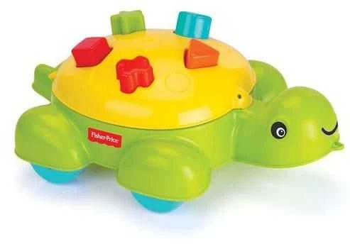Formelių rūšiuoklis-vėžlys, su ratukais, Dolu Fisher Price, 1804