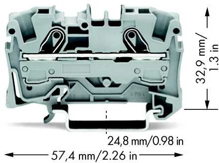 Wago 2x6(10)MM2 Pilka TOPJOB S