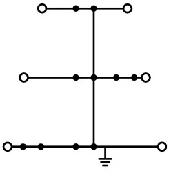 Wago gnybto sujungimų schema