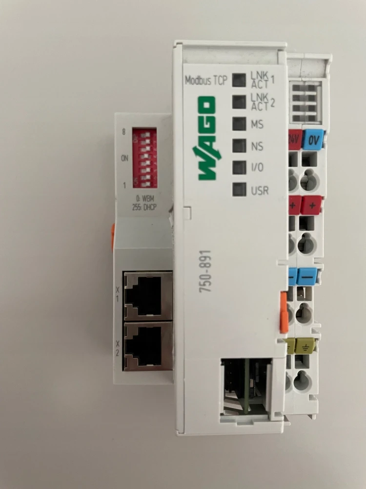 Wago 750-891 Modbus TCP programuojamas tinklo valdiklis
