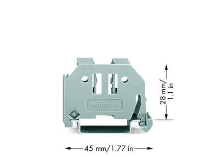 „Wago“ bevaržtis galinis užraktas 10 mm - 249-117