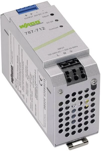 Wago ECO maitinimo šaltinis 24V DC 2.5A impulsinis EPISTRON pirminėje pusėje