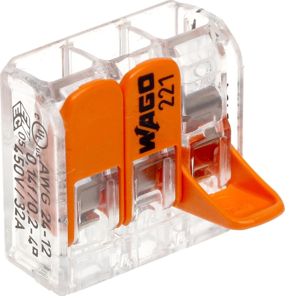 ELEKTROS KAULIUKAS WAGO-221-413*P6