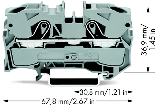Wago CONNECTOR 2-WIRE 10MM2 TOPJOB S pjūklas
