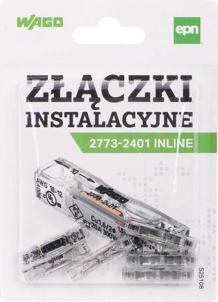 ELEKTRINIS PRALEIDIMO KAULIUKAS WAGO-2773-2401*P6
