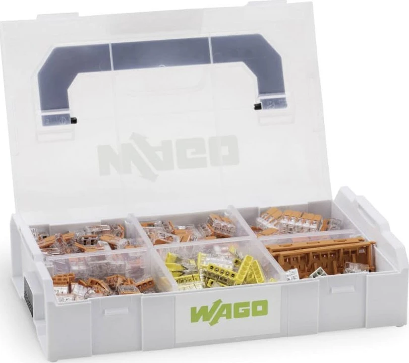 Wago 887-955 2273 ir 221 montavimo jungčių rinkinys su L-BOXX MINI dėklu 887-955