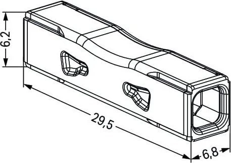 ELEKTRINIS PRALEIDIMO KAULIUKAS WAGO-2773-2401*P100