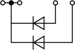 „Wago“ 4 laidų diodų jungtis 1,5 mm2 (279-620/281-408)