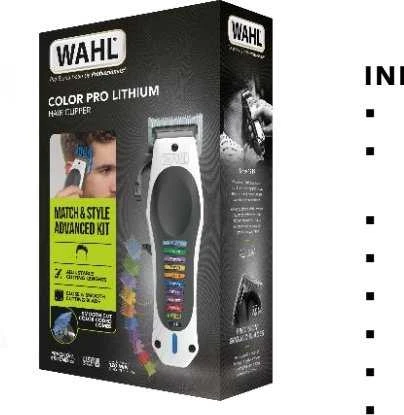 Wahl Clipper Corporation WAHL 3028048 Color Pro Cordless Lithium Kirpimo mašinėlė, belaidė, USB