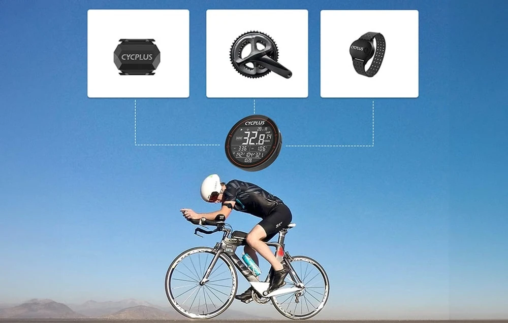 GPS dviračio kompiuteris Cycplus M2