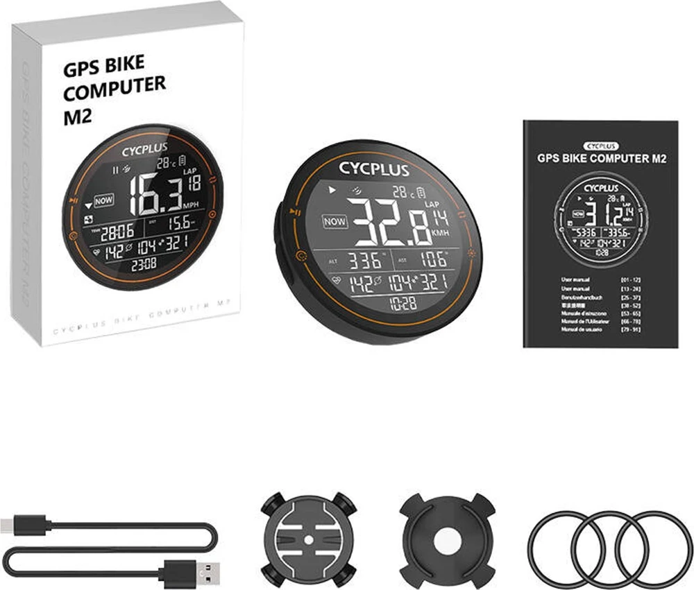 GPS dviračio kompiuteris Cycplus M2