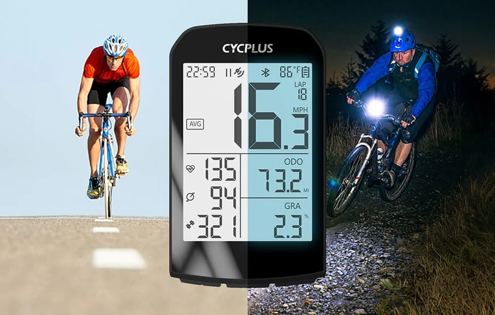 GPS dviračio kompiuteris Cycplus M1