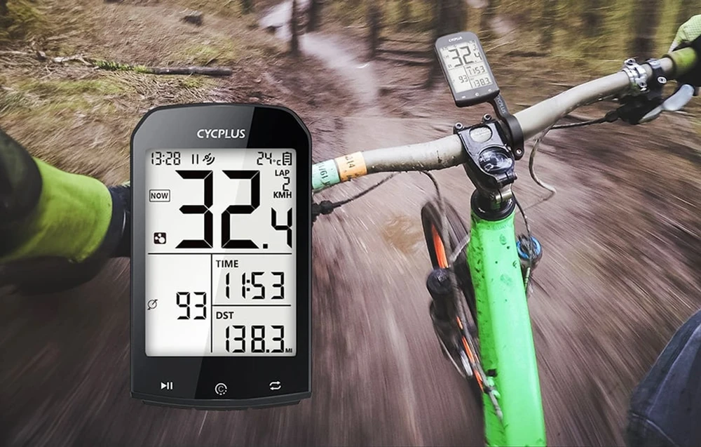 GPS dviračio kompiuteris Cycplus M1