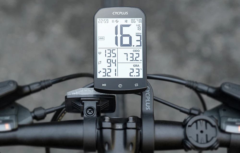 GPS dviračio kompiuteris Cycplus M1