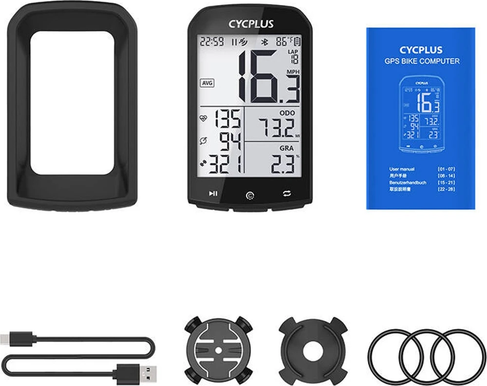 GPS dviračio kompiuteris Cycplus M1