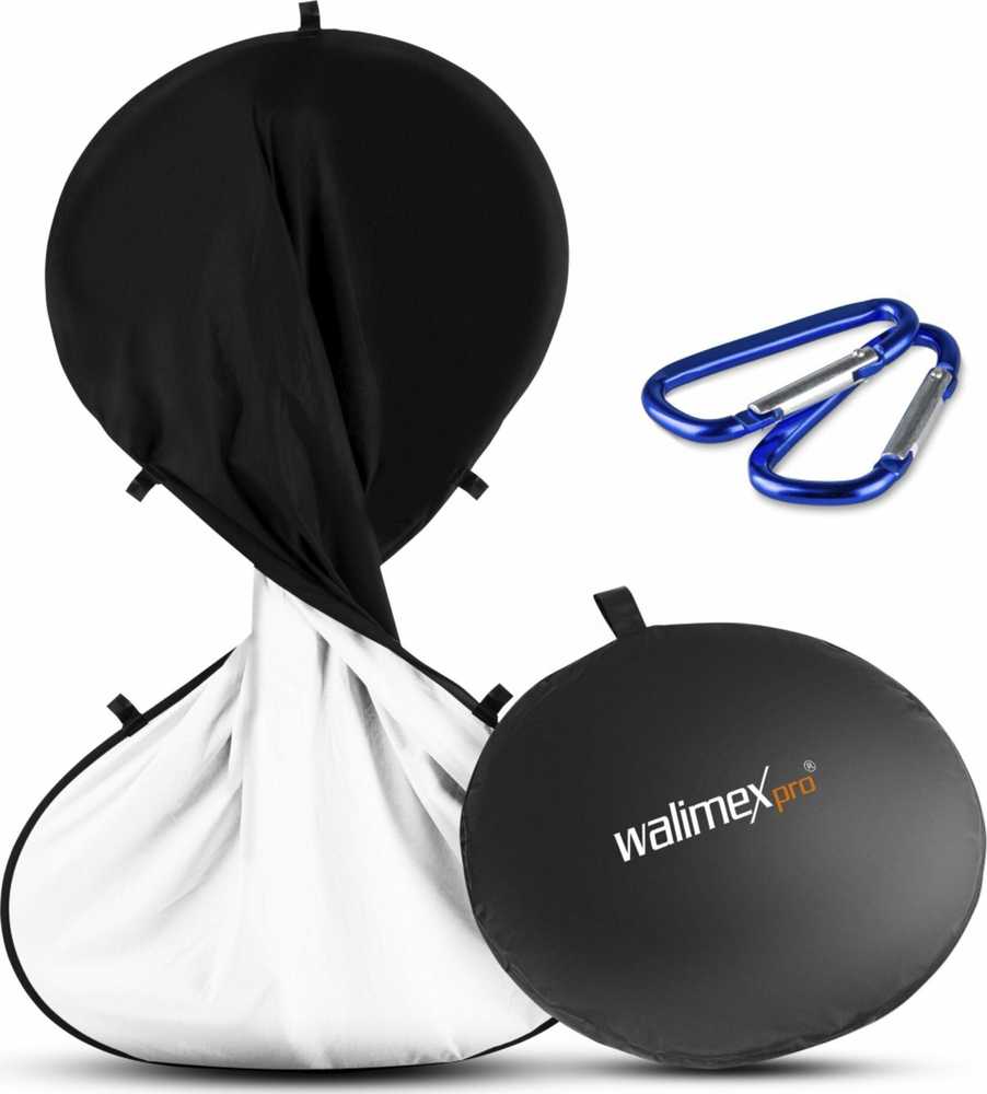 Walimex walimex pro Foldable Background 150x200cm juodas/baltas PE