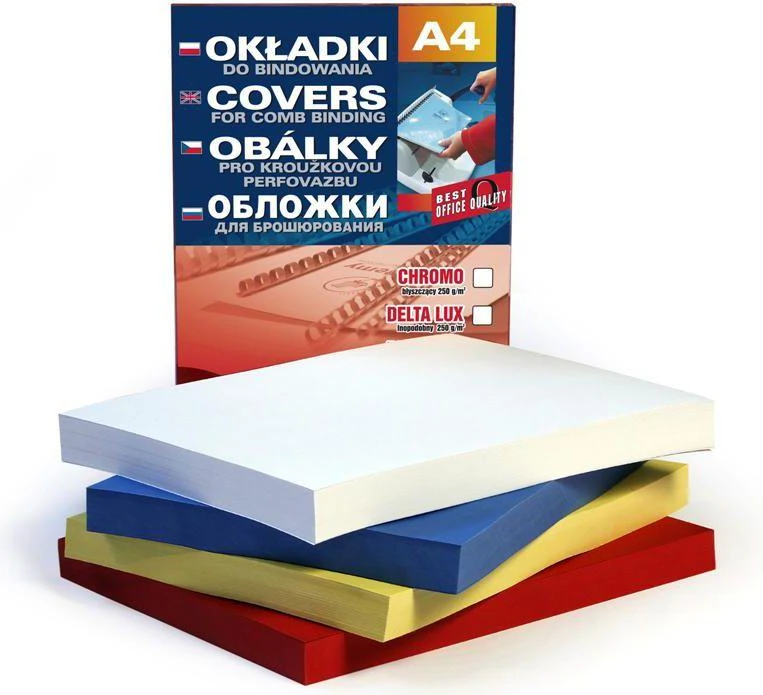 ARGO Įrišamos nugarėlės DELTA A4, 250g 100vnt.