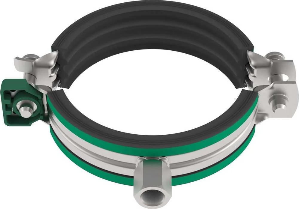 Walraven KSB2 vamzdžių spaustukas 75-79 mm - galvanizuotas 2 varžtų vamzdžių spaustukas M8/10 su EPDM ir greito fiksavimo sistema