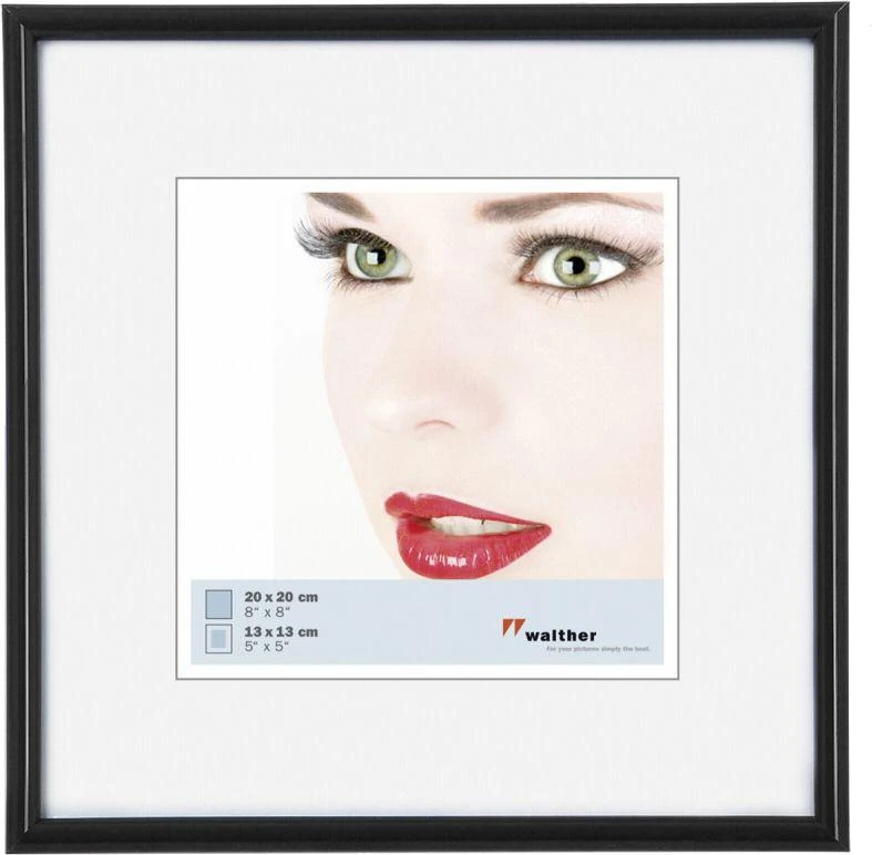 Nuotraukų rėmelis walther design KB220H Galeria 20x20cm juodas