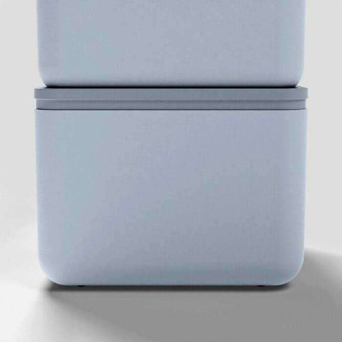Nezatříděno Mėlyna Container, 13.3x13.3x10 cm, mėlynas, Quadro