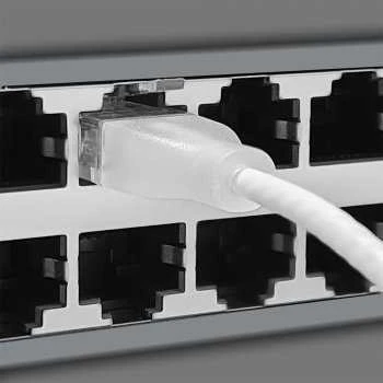 Wantec 7403 Baltas tinklo kabelis 0,5 m Cat6a