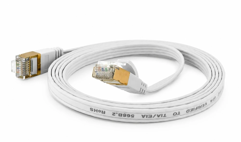 „Wantec“ jungiamasis laidas, Cat.6, FTP, 7m, baltas (7010)