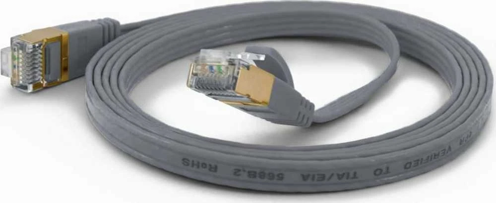 Wantec Wantec butai CAT6A FTP Komutacinis kabelis - 2 m - Cat6a - F/UTP (FTP) - RJ- 45 - RJ- 45 - pilka (7077)