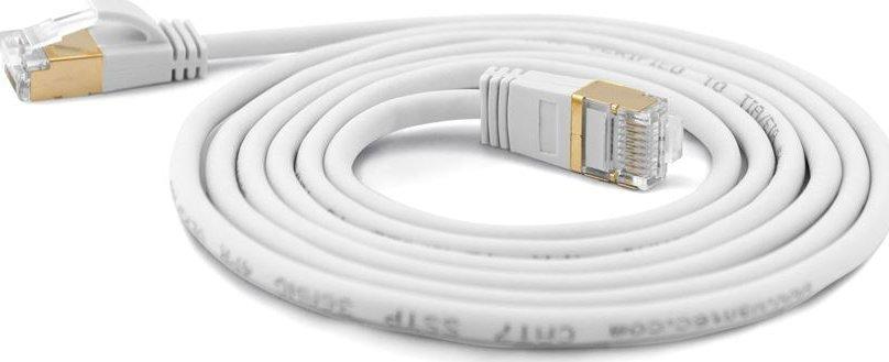 Wantec Wantec Papildoma dünnesCat.7 RohCable SSTP Lankstinukas - 0.2 m - 7 kat. RohCable - S / FTP (S- STP) - RJ- 45 - RJ- 45 - balta (7114)