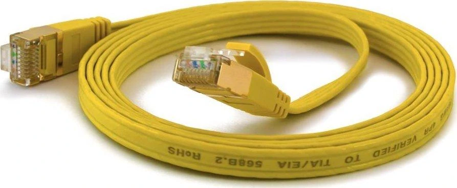 Wantec Wantec butai CAT6A FTP Komutacinis kabelis - 0,25 m - Cat6a - F/UTP (FTP) - RJ- 45 - RJ- 45 - geltonas (7059)