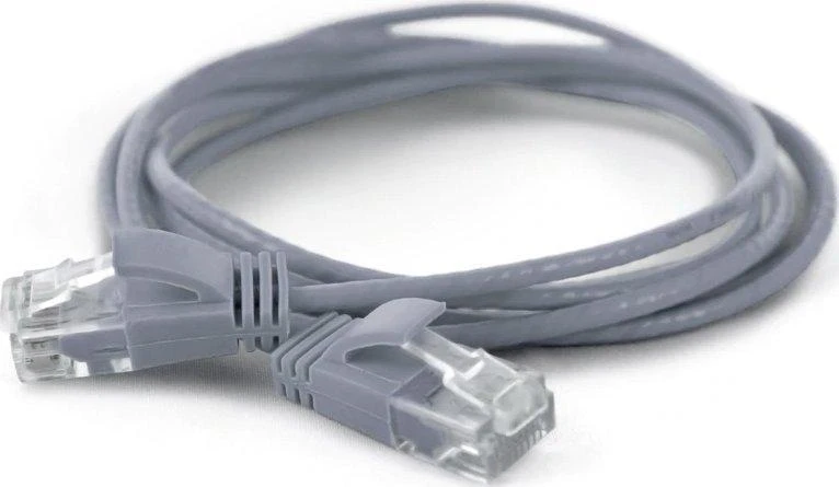 Wantec Wantec wW Komutacinis kabelis CAT6A (apie 2,8mm) UTP pilka 0,10m (7295)