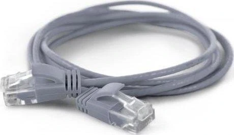 Wantec Wantec wW Komutacinis kabelis CAT6A (apie 2,8mm) UTP pilka 0,50m (7298)
