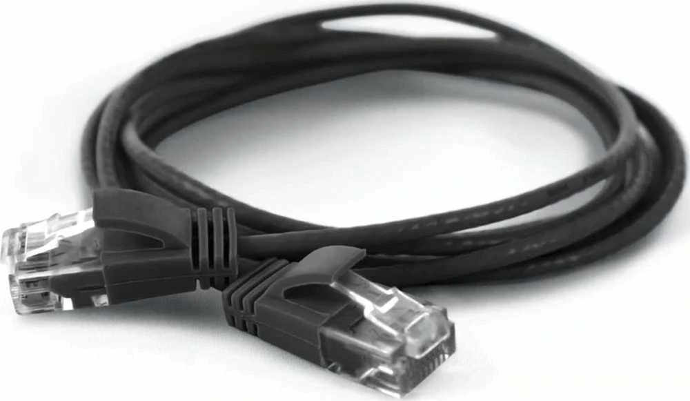 Wantec wW patch kabelis CAT6A (rand 2,8 mm) UTP juodas 3,0 m (7316)