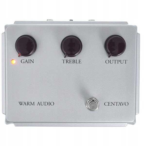 Warm Audio Šiltas garsas Centavo Overdrive Sidabrinis – gitaros efektas