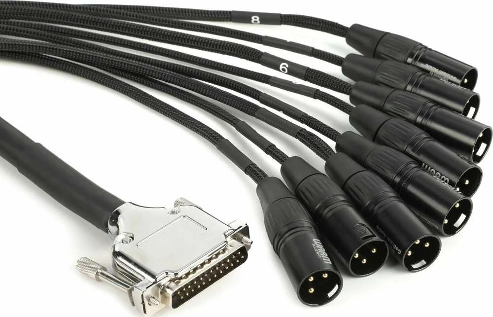 Warm Audio PREMIER DB25 į XLRm kabelis, 8 kanalai