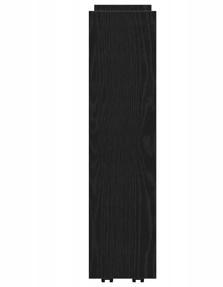 Siauras saugojimo vežimėlis Juodas ąžuolas 60 x 20 x 82 cm