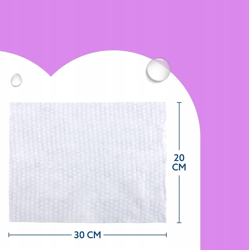 WATER WIPES Sensitive+ kūno ir intymios higienos drėgnosios servetėlės senjorams, 12 x 30 vnt.