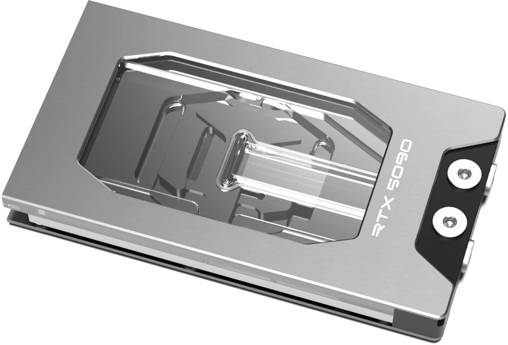 „Watercool Heatkiller V Pro GPU“ vandens aušinimo sistema RTX 5090, „Palit“ ir „Gainward“, ARGB - nikelis + akrilas, sidabrinė