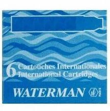 Rašalo kapsulės Waterman International Mėlyna - S0110950