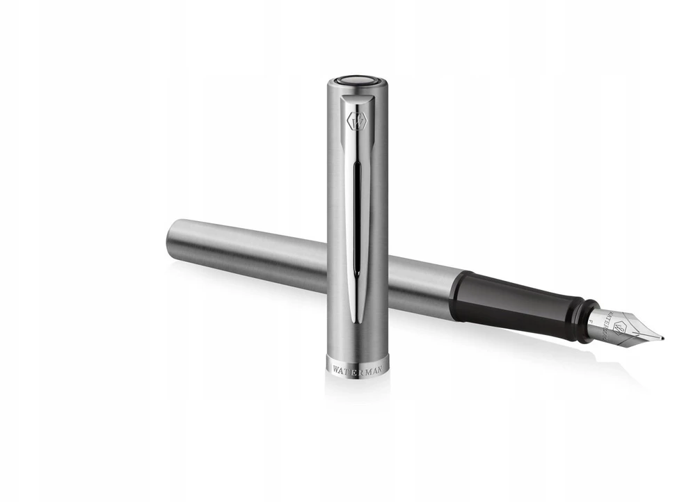 Waterman WATERMAN pióro wieczne IMPRESSION Stainless SteelCT M mėlyna pudełko prezentowe