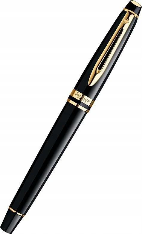Plunksnakotis Waterman Expert-3, Juodas Laquer, GT