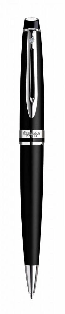 Pasukamas tušinukas Waterman Expert-3, Juodas Lacquer, CT