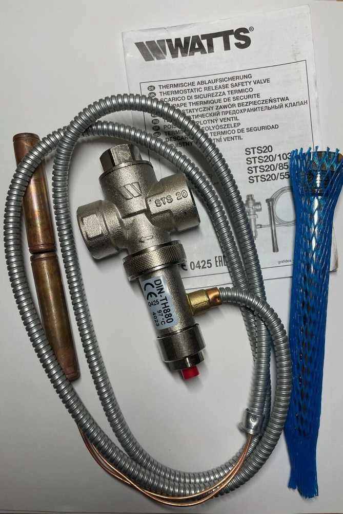 Watts Industries Avarinio aušinimo vožtuvas, Watts STS20