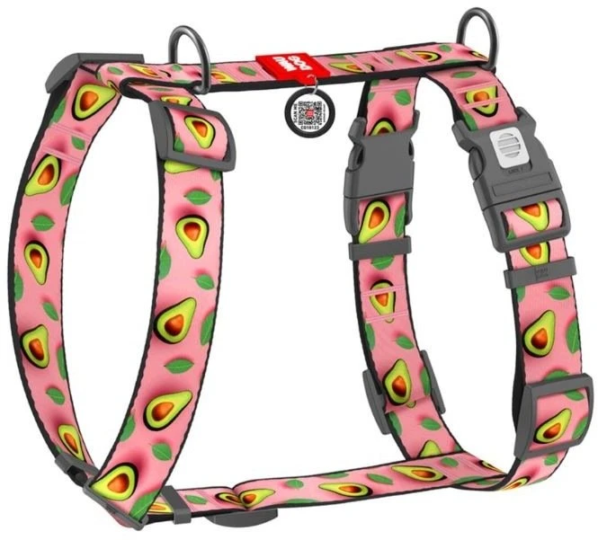 Wau Dog WAU DOG Pakinktai Guard Nailon M 20mm/46-60cm Avokado rausvi (344-4051)