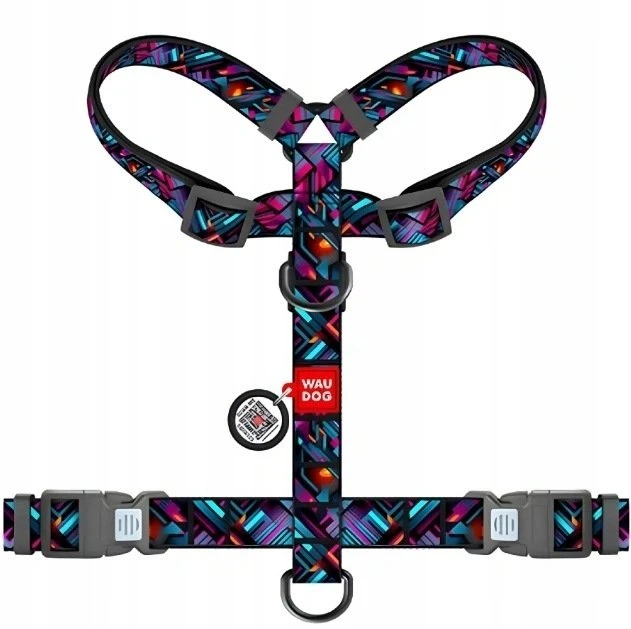 Waudog WAU DOG Peto diržai Guard Nylon L 25mm/61-85cm Nieskończone światy (VAT023984)