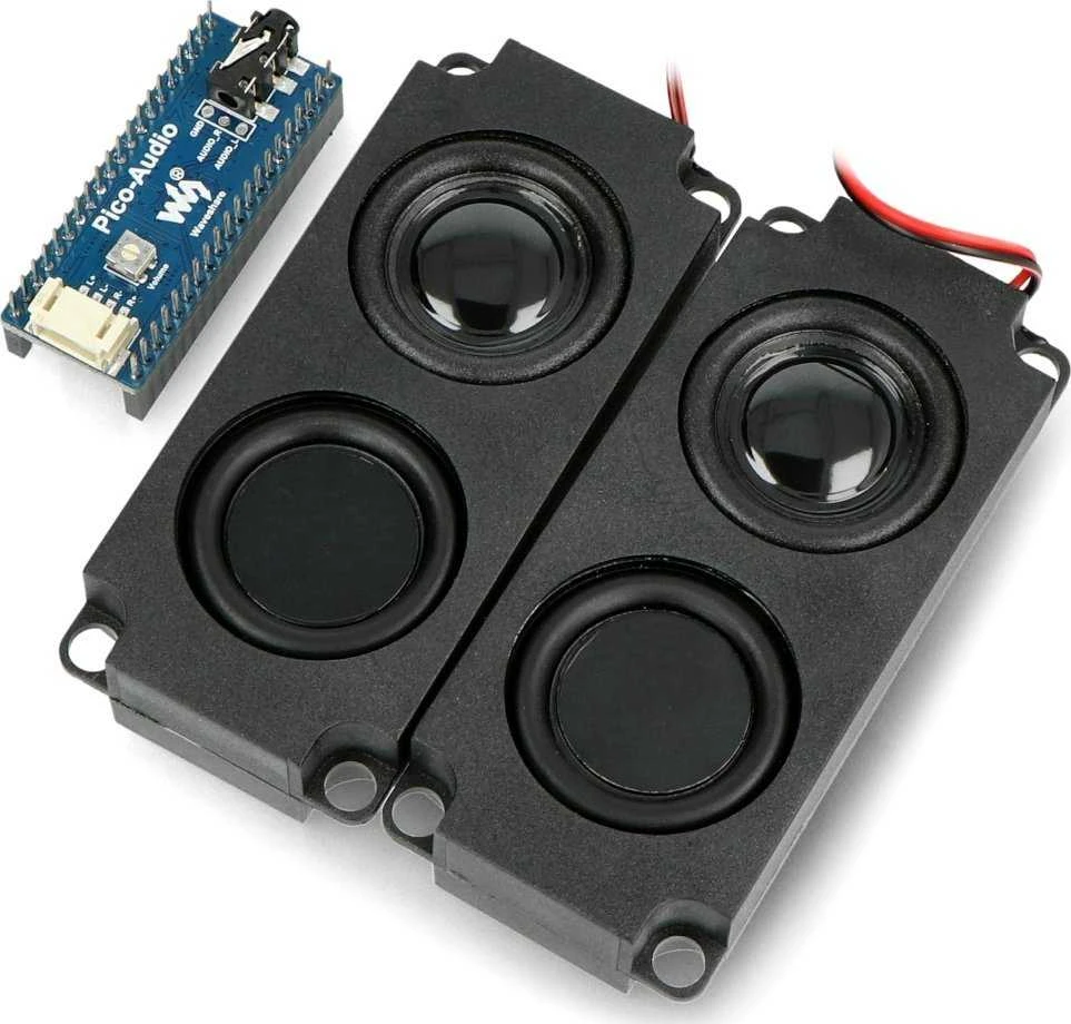 Garso išplėtimas + 2x 5W garsiakalbis, skirtas Raspberry Pi Pico - Waveshare 20167